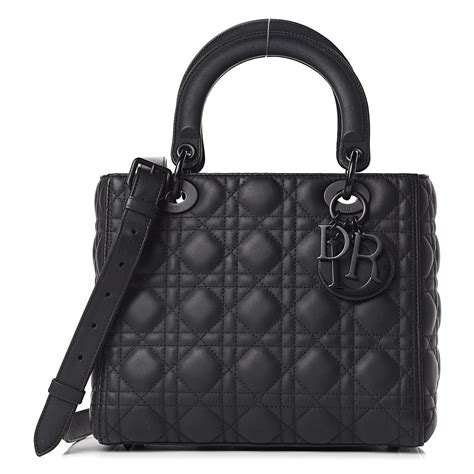 lady dior ultra matte medium bag|Lady Dior matte black.